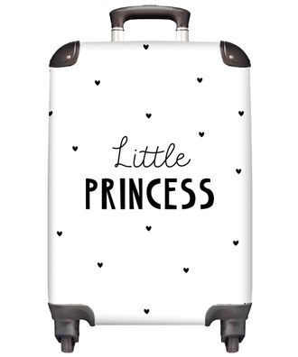 Kinder Koffer - Handkoffer - Kindertrolley - Reisekoffer - Mädchen - Zitat
