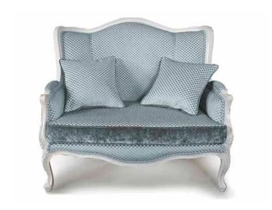 Couch Textil Stoff Sofa Edles Design Designer 2 Sitzer Möbel Klassische Möbel