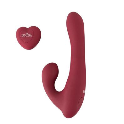 Silikon Rabbit-Vibrator mit Fernbedienung + Klitoris-Stimulator + Sexspielzeug