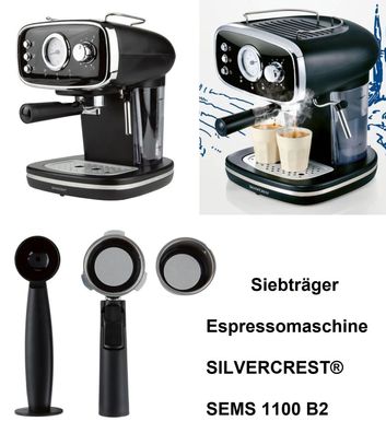 Espressomaschine Siebträger Silvercrest® SEMS 1100. Neuwertig (III. Wahl), und in OVP