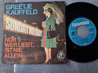 Greetje Kauffeld - Sunday Melody 7'' Vinyl Germany