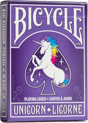 Bicycle® - Kartendeck - Unicorn Spielkarten Karten Pokerkarten Zauberkarten