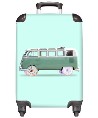 Koffer mit 4 Rollen - Reisegepäck - Handkoffer - Kinder - Donut - Lieferwagen