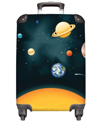 Koffer - Handgepäck - Trolley - Reisekoffer - Koffer mit 4 Rollen - Weltraum - Junge