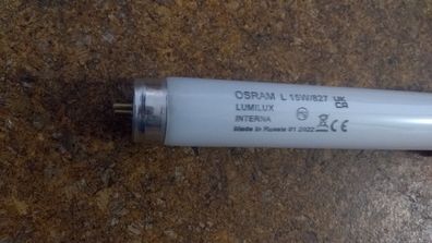 Osram L 15W/827 LumiLux Interna Made in Germany CE extra warm-weiss 43 44 45 cm