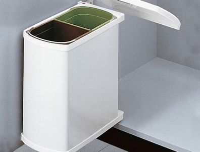 Hailo Duo Einbau Abfallsammler 3416-00 Mülleimer 2 x 8 Liter Küche