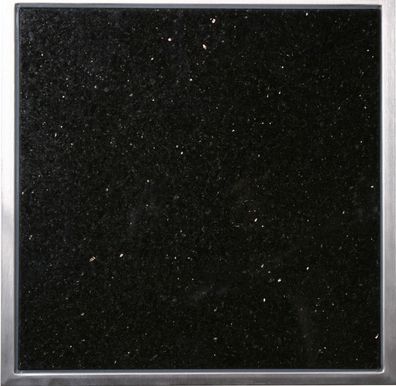 Einbau Granitfeld Arbeitsplatte Küche 250x250 mm mit Edelstahlwanne Galaxy Star