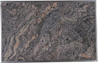 Einbau Granitfeld Arbeitsplatte Küche 510x325 mm mit Edelstahlwanne Paradiso