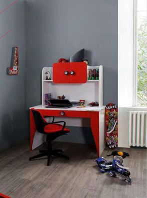 Schreibtisch Mit Regalen Moderner Jugendzimmer Kinderzimmer Designer Möbel Luxus