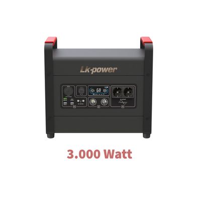 LK-Power MARS I 3000W tragbare Powerstation mobiler Stromspeicher