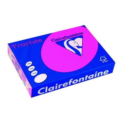 Clairefontaine Trophee Color Neonpink 80g/ m² DIN-A4 - 500 Blatt