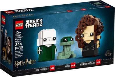 Lego Brick Headz, Voldemort, Nagini & Bellatrix (40496) NEU/ OVP