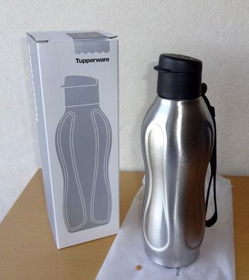 Tupperware® * * Eco Flasche 600 ml * * Trinkflasche mit Trinkverschluss - Metall