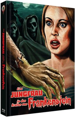 Eine Jungfrau in den Krallen von Frankenstein (LE] Mediabook Cover B (Blu-Ray & DVD]