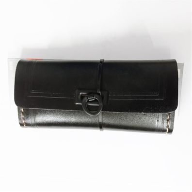 Prophete Werkzeug Satteltasche aus Lederfasern - schwarz - 150 x 70 mm