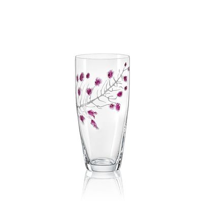 Vase Sakura Kristallglas 250 mm mit Tupfer Technik