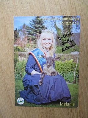 Nordfriesische Lammkönigin 2013/2014 Melanie Harrsen - handsigniertes Autogramm!!!