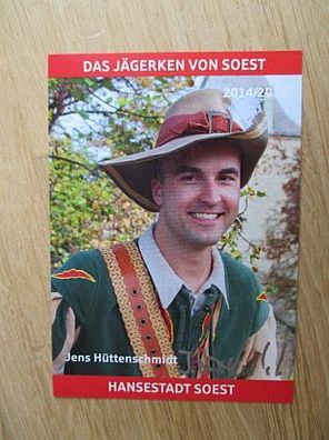 Das Jägerken von Soest 2014/2015 Jens Hüttenschmidt - handsigniertes Autogramm!!!