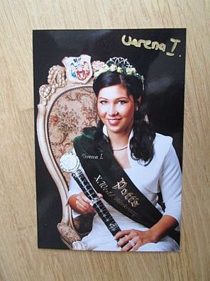 Pott´s X. Westfälische Bierkönigin Verena I. - handsigniertes Autogramm!!!