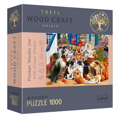 Trefl 20149 PremiumPuzzle süßes HundeMotiv 1000 individuelle Holz PuzzleTeile