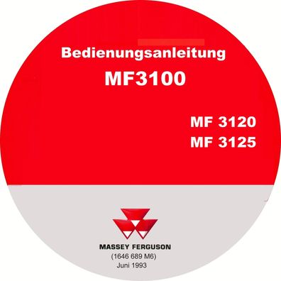 Betriebsanleitung Massey Ferguson MF 3100 Serie MF 3120 MF 3125