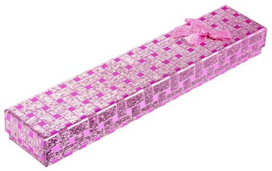 Schmuckbox 6300022-003 glänzend 21,5 x 4,5 x 2,5 cm pink