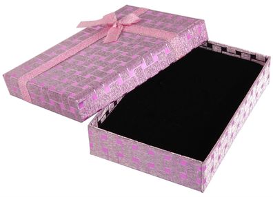 Schmuckbox 6300023-003 glänzend 13 x 9 x 3 cm pink