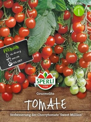 Tomate Gourmelito F1 Hybride - Verbesserung der Cherrytomate "Sweet Million"