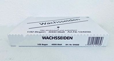 Sahneabdeckpapier 11 x 16 cm Cream masking paper 4000 Blatt Wachsseiden