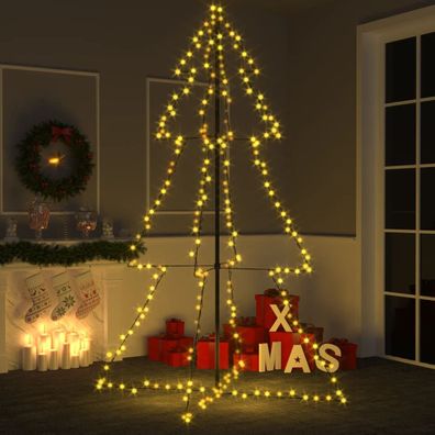 vidaXL Weihnachtsbaum in Kegelform 240 LEDs Indoor Outdoor 118x180 cm