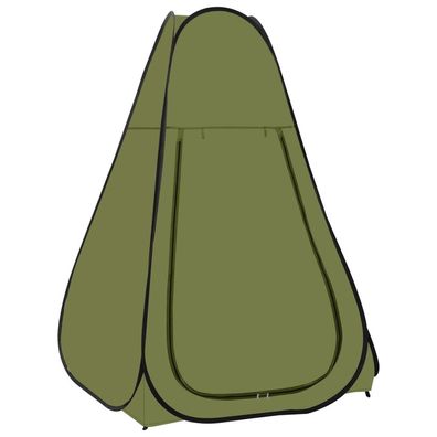vidaXL Pop-Up Duschzelt Grün