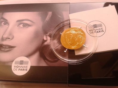 50 euro 2022 PP Frankreich Grace Kelly 1/4 Unze Gold antique - RAR