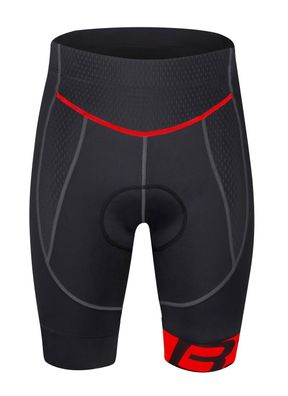 shorts FORCE B30 schwarz-rot