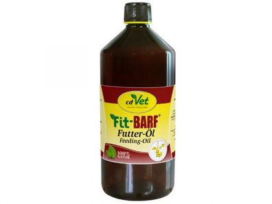 Fit-BARF Futter-Öl Ergänzungsfuttermittel 1 Liter