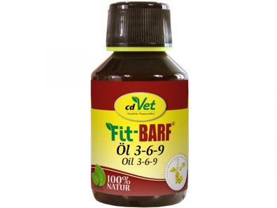 Fit-BARF Öl 3-6-9 Ergänzungsfuttermittel 100 ml