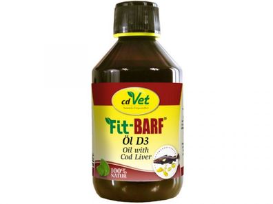 Fit-BARF Öl D3 Ergänzungsfuttermittel 250 ml