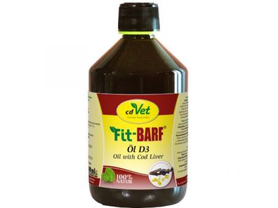 Fit-BARF Öl D3 Ergänzungsfuttermittel 500 ml