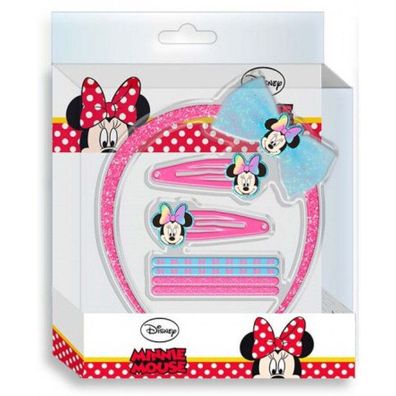 Disney Minnie Maus Haarspange, Haarband, Stirnband-Set