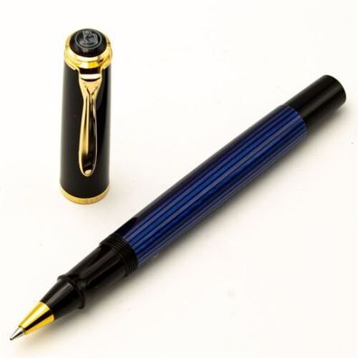 Pelikan R400 Blau Gold NOS old style Rollerball-pen Tintenschreiber