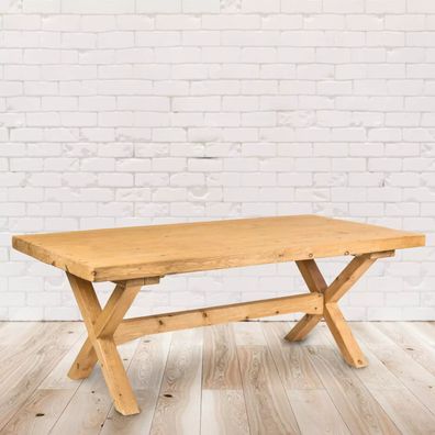 Holztisch Amora 200x100x76 ein Unikat aus Vollholz Esstisch Gartentisch Tisch