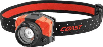 Coast LED Kopflampe FL85 mit Rotlicht fokussierbar, inkl. Batterien