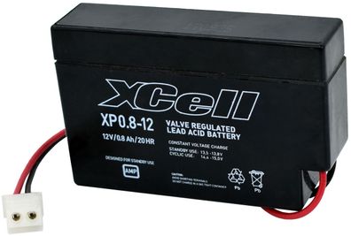 XCell Bleiakku XP0,8-12 AMP 12V 0,8Ah Pb