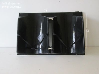 Gasflaschenhalterung für 2x 11 kg in schwarz (Lagerware -> Neuware mit Lagerspuren...