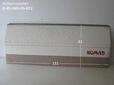 Dethleffs Gaskastendeckel Wohnwagen 151 x 61 (ohne Schlüssel) NOMAD Sonderpreis ...