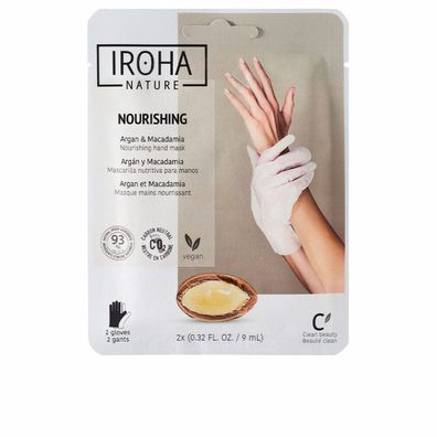Iroha Nature Nourishing Argan Handmasken-Handschuhe 1 x Handmasken-Handschuhe
