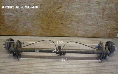 Alko Achse gebraucht für zB LMC 480, ca 197cm, 1100kg