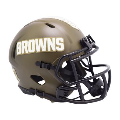 NFL Mini Helm Cleveland Browns Salute Speed Riddell Footballhelm Football