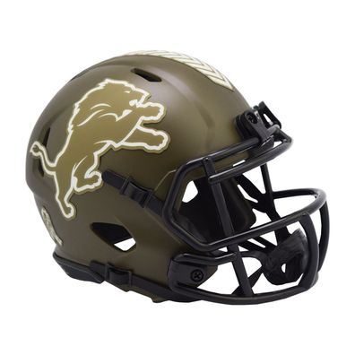 NFL Mini Helm Detroit Lions Salute Speed Riddell Footballhelm Football