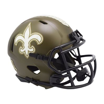 NFL Mini Helm New Orleans Saints Salute Speed Riddell Footballhelm Football