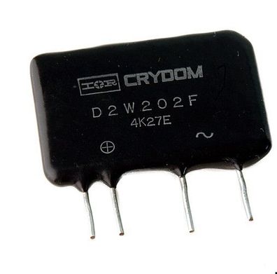 Elektronisches Relais, Ein:3-32VDC, Aus:240VAC/2Amp., Crydom DW2202F, 1St.